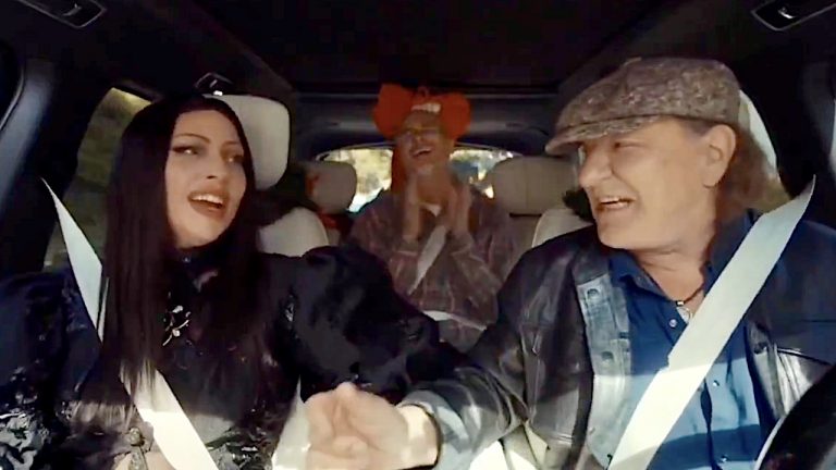 “This is the moment!” Watch Brian Johnson and Lady Gaga smash their duet of AC/DC classic Highway To Hell during Apple TV’s A Carpool Karaoke Christmas