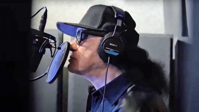 If you ever wanted to hear a whiskey-voiced Gene Simmons crooning a jazz standard, now’s your chance