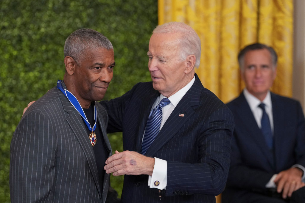 Denzel Washington, Magic Johnson Blessed With Presidential Medal Of Freedom