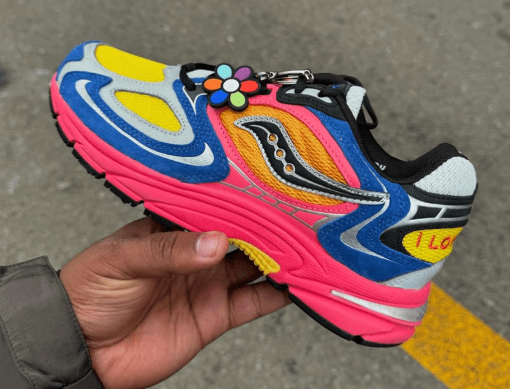 Saucony & Jae Tips Collaborate On New “I Love You But I’m Busy” Matrix Silhouette