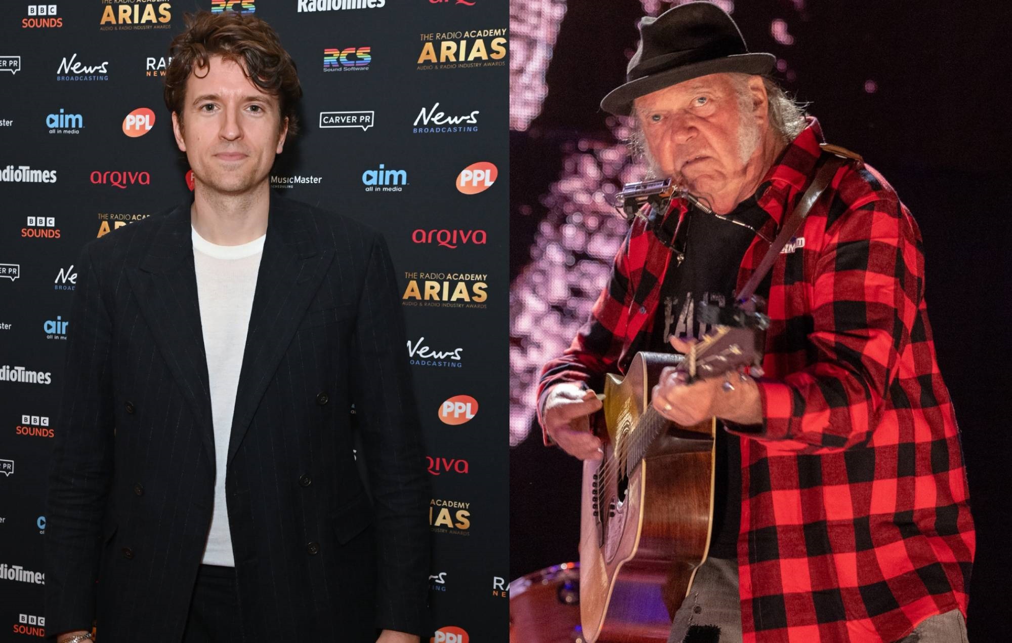 Greg James mocks Neil Young’s Glastonbury 2025 U-turn: “It seems Radio 1 is under corporate control and not the way I remember it”