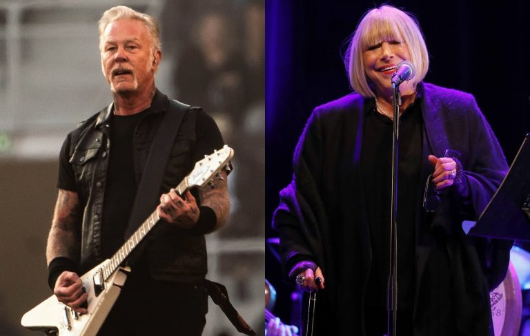 Metallica honour “fearless” Marianne Faithfull