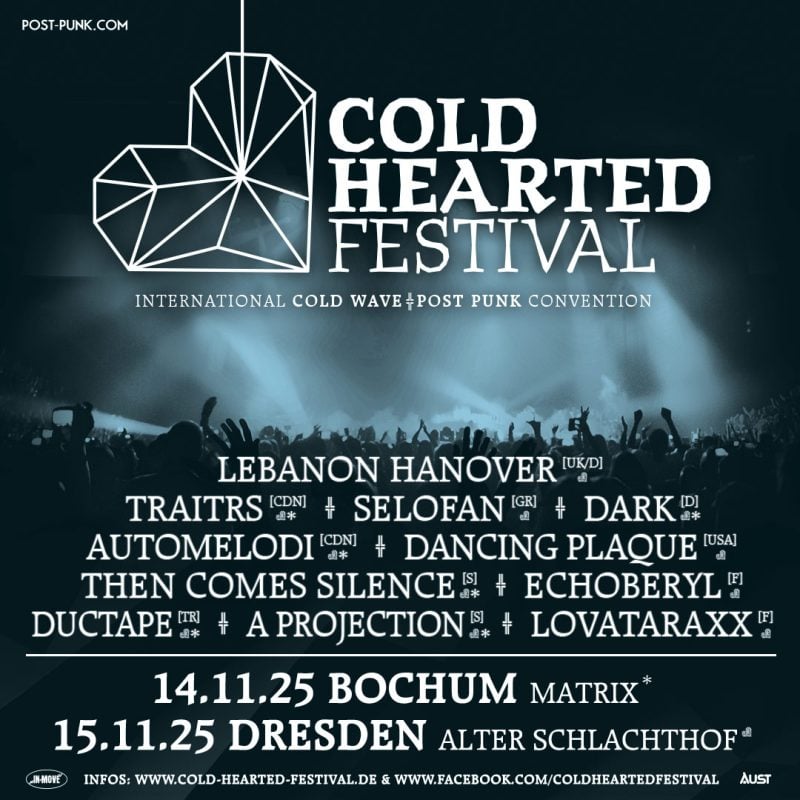 Cold-Hearted Festival 2025 Announced with Lebanon Hanover, TRAITRS, Selofan, Automelodi, and More!