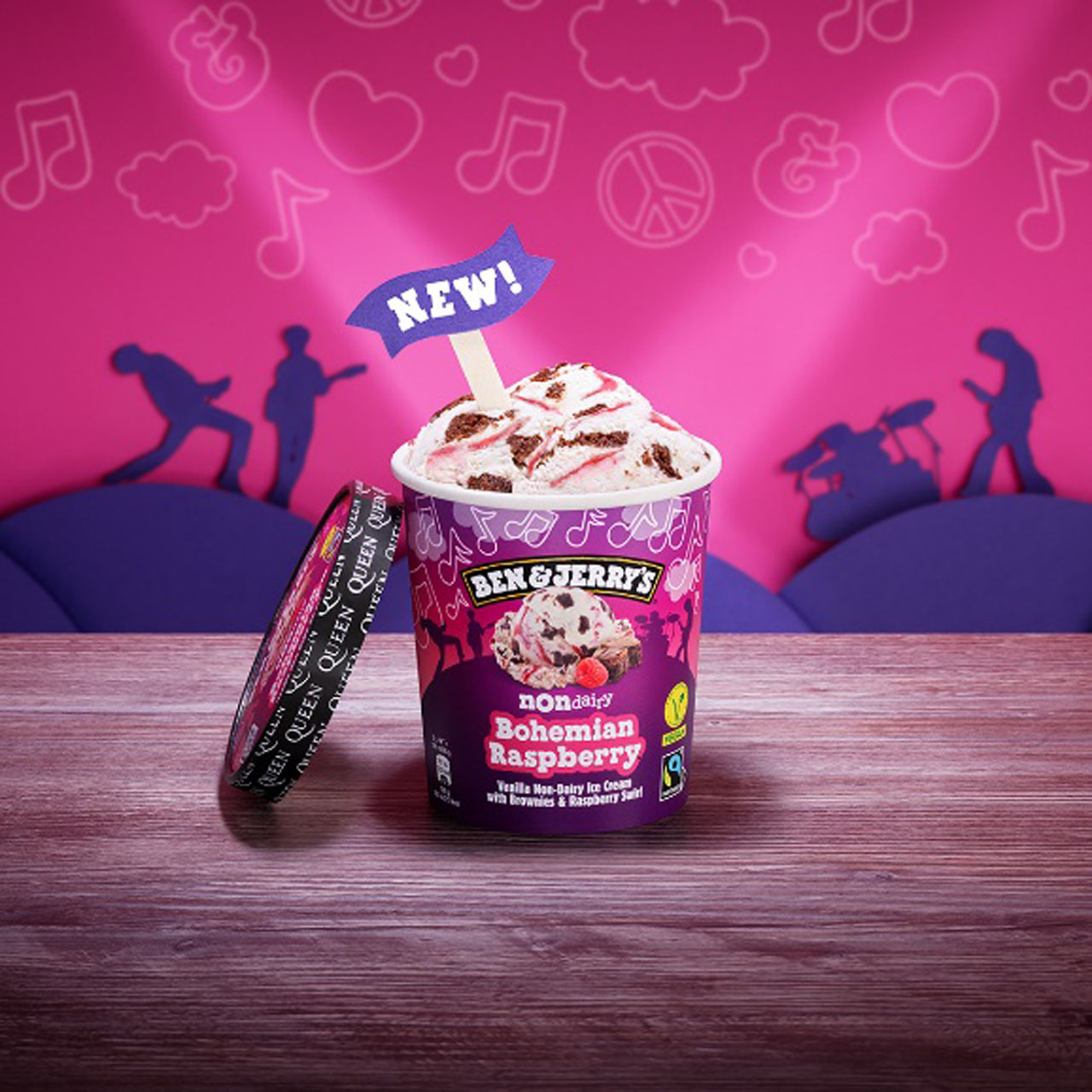 Ben & Jerry’s And Queen Introduce ‘Bohemian Raspberry’ Flavor Ice Cream