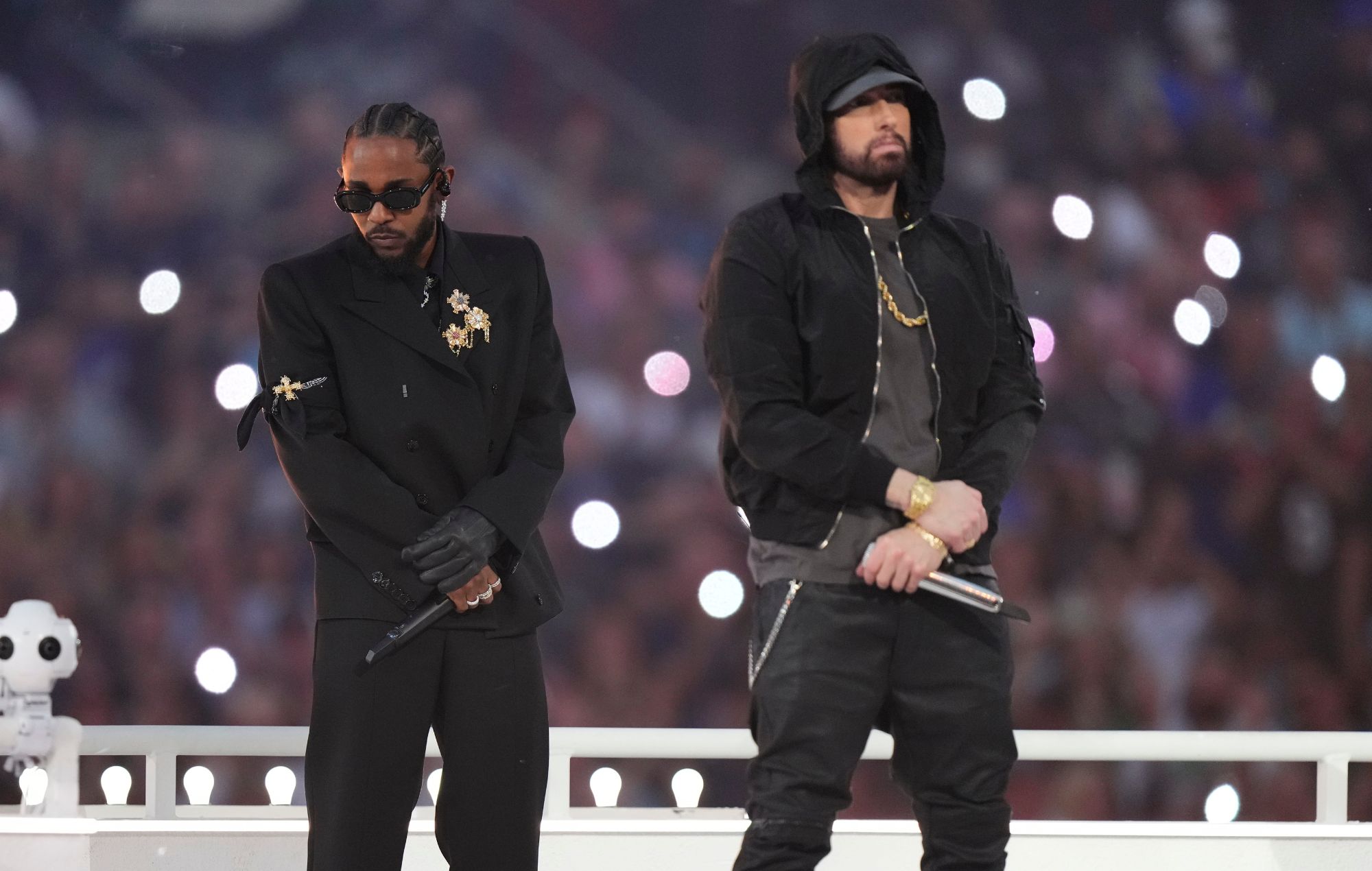 Eminem says Kendrick Lamar is “gonna sweep that shit” at 2025 Grammys 