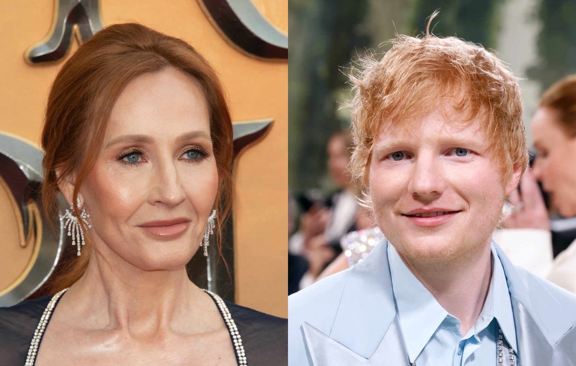 Ed Sheeran denies “divisive” reports he attended J.K. Rowling’s New Year’s party