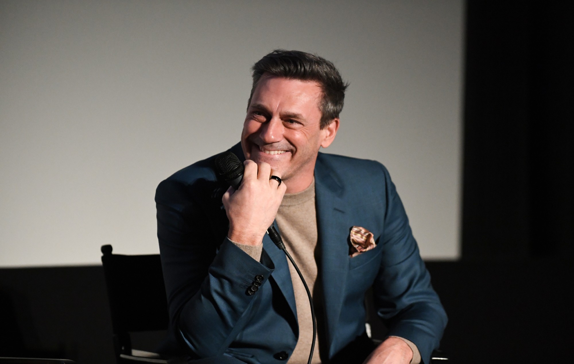 Jon Hamm enjoying new show ‘Landman’: “it’s not just a reiteration of Don Draper”