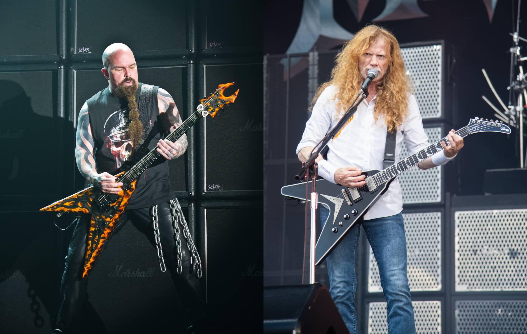 Slayer’s Kerry King says Dave Mustaine “can’t help but stick his foot in his mouth”