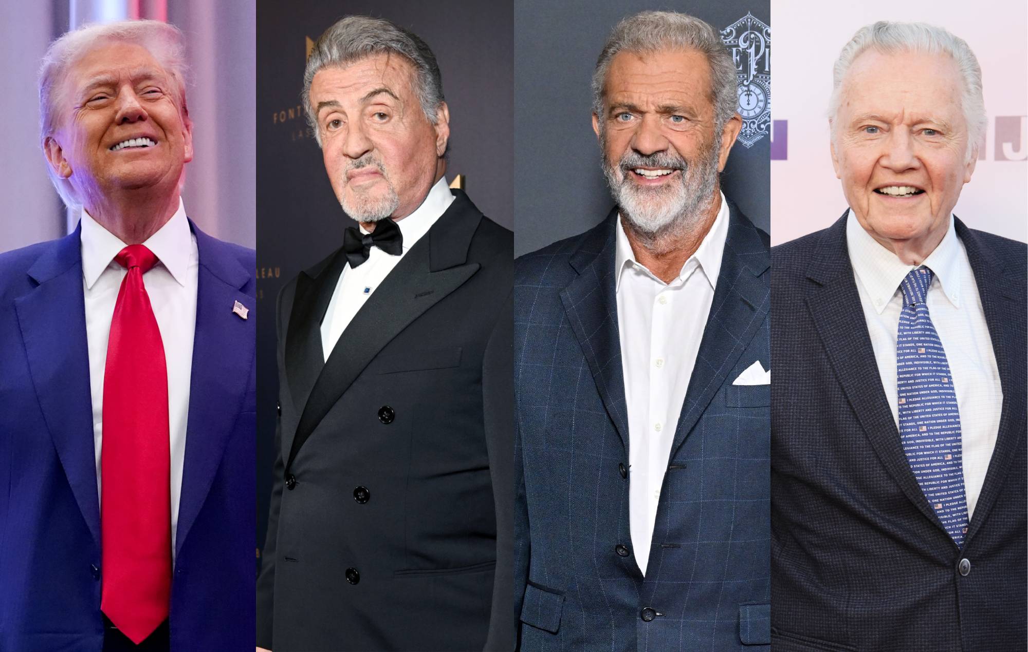 Donald Trump names Sylvester Stallone, Mel Gibson and Jon Voight “special ambassadors” of Hollywood