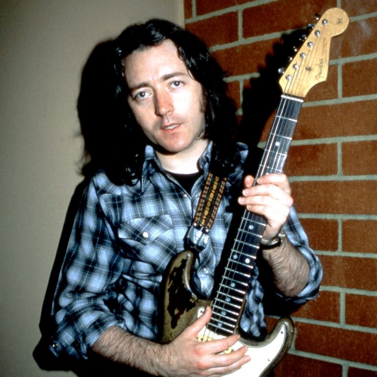 Rory Gallagher Receives Statue At Ulster Hall In Belfast