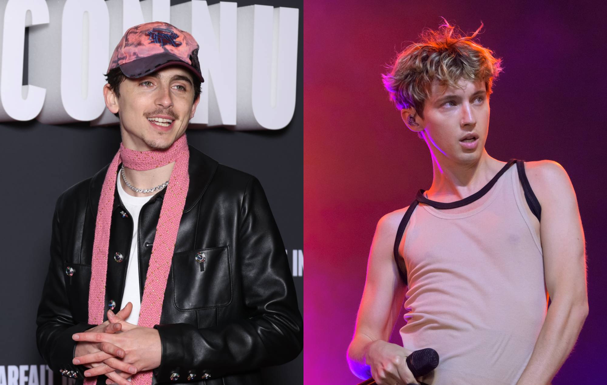 Timothée Chalamet follows ‘SNL’ sketch by signing Troye Sivan album as ‘Troye Sivan’