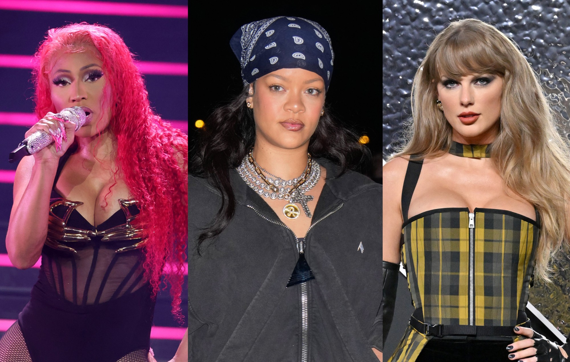 Nicki Minaj names Rihanna, Taylor Swift and Billie Eilish as her “fave girls of all time”