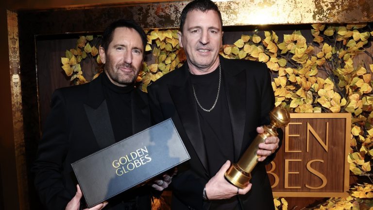 “We always thought we’d get the call to say, Can you turn it down just a little bit?” Nine Inch Nails’ Trent Reznor and Atticus Ross add to their trophy cabinet with Golden Globe win for Challengers