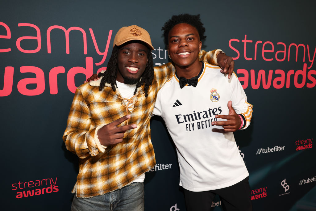 Kai Cenat and IShowSpeed Squaring Up in Star-Studded Flag Football Game