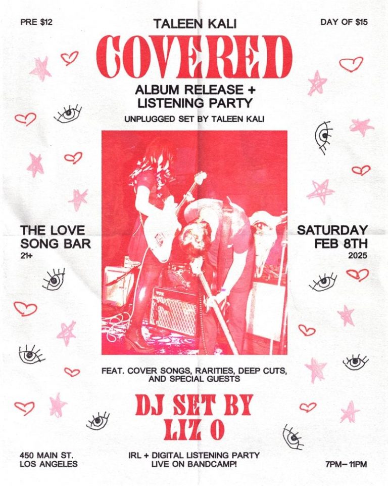 Los Angeles Alt-Rocker Taleen Kali Announces “Covered” EP Release Party Ahead of Tour