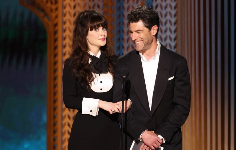 Watch ‘New Girl’ stars Zooey Deschanel and Max Greenfield reunite at SAG Awards 2025