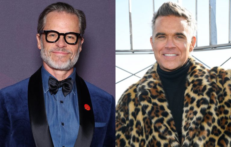 Guy Pearce had “good old laugh” with Robbie Williams at awards ceremony