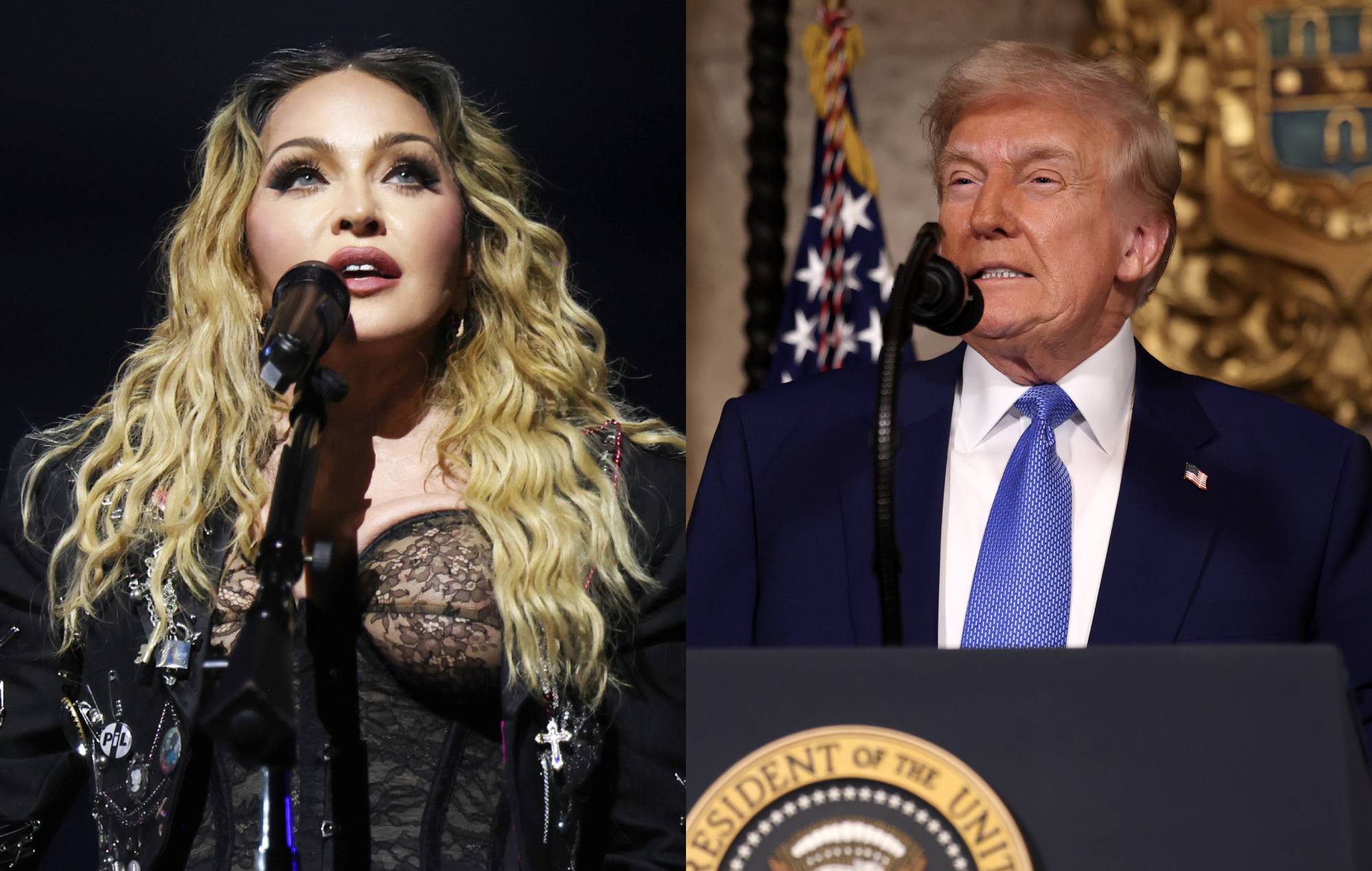 Madonna reacts to Trump posting image of himself as a ‘King’: “If this is a joke, I’m not laughing”
