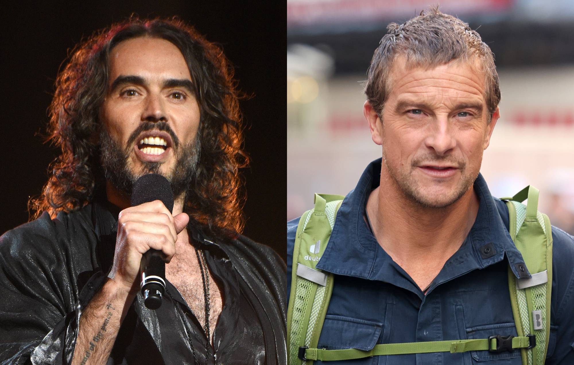Bear Grylls explains his presence at Russell Brand’s baptism in light of sexual assault allegations