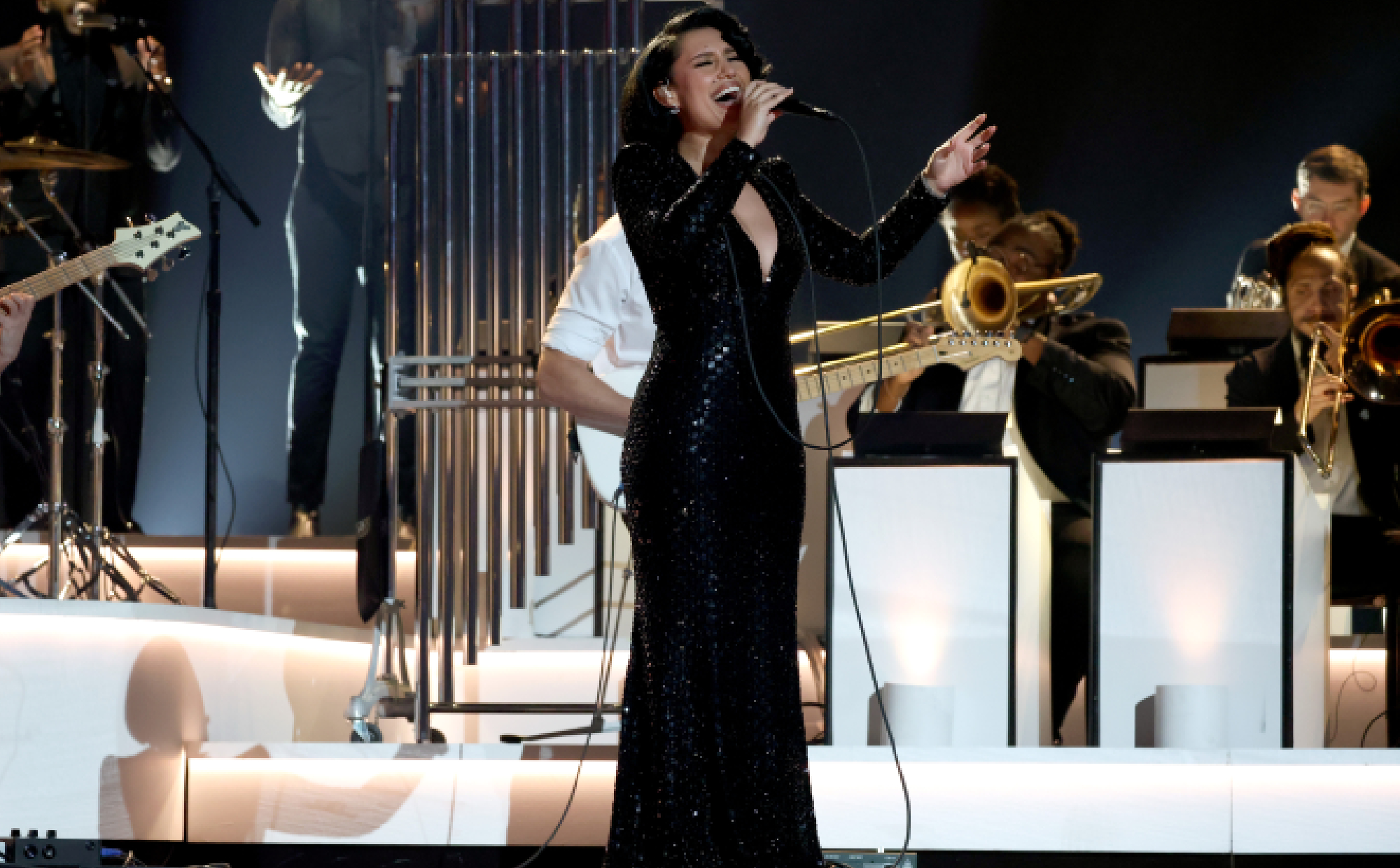 Watch RAYE’s epic ‘Oscar Winning Tears’ performance at 2025 Grammys