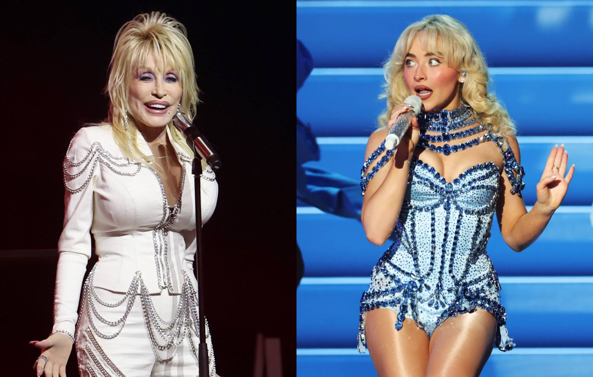 Listen to Sabrina Carpenter and Dolly Parton’s new ‘Please Please Please’ collab