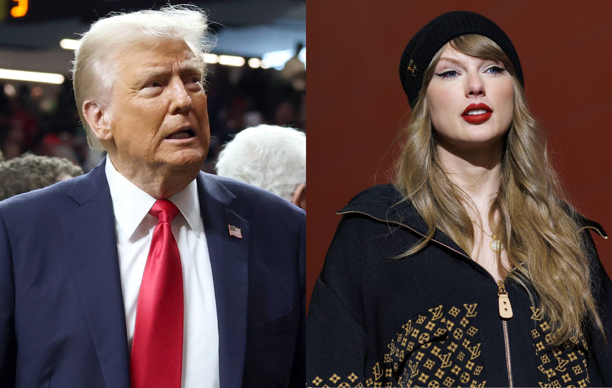 Donald Trump trolls Taylor Swift after being booed at Super Bowl 2025