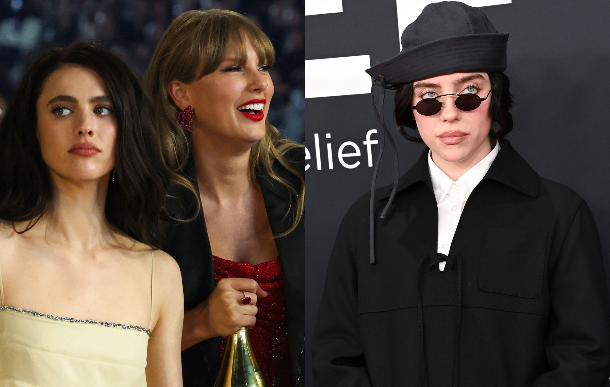 Watch Taylor Swift and Margaret Qualley dance to Billie Eilish’s ‘Birds Of A Feather’ at 2025 Grammys
