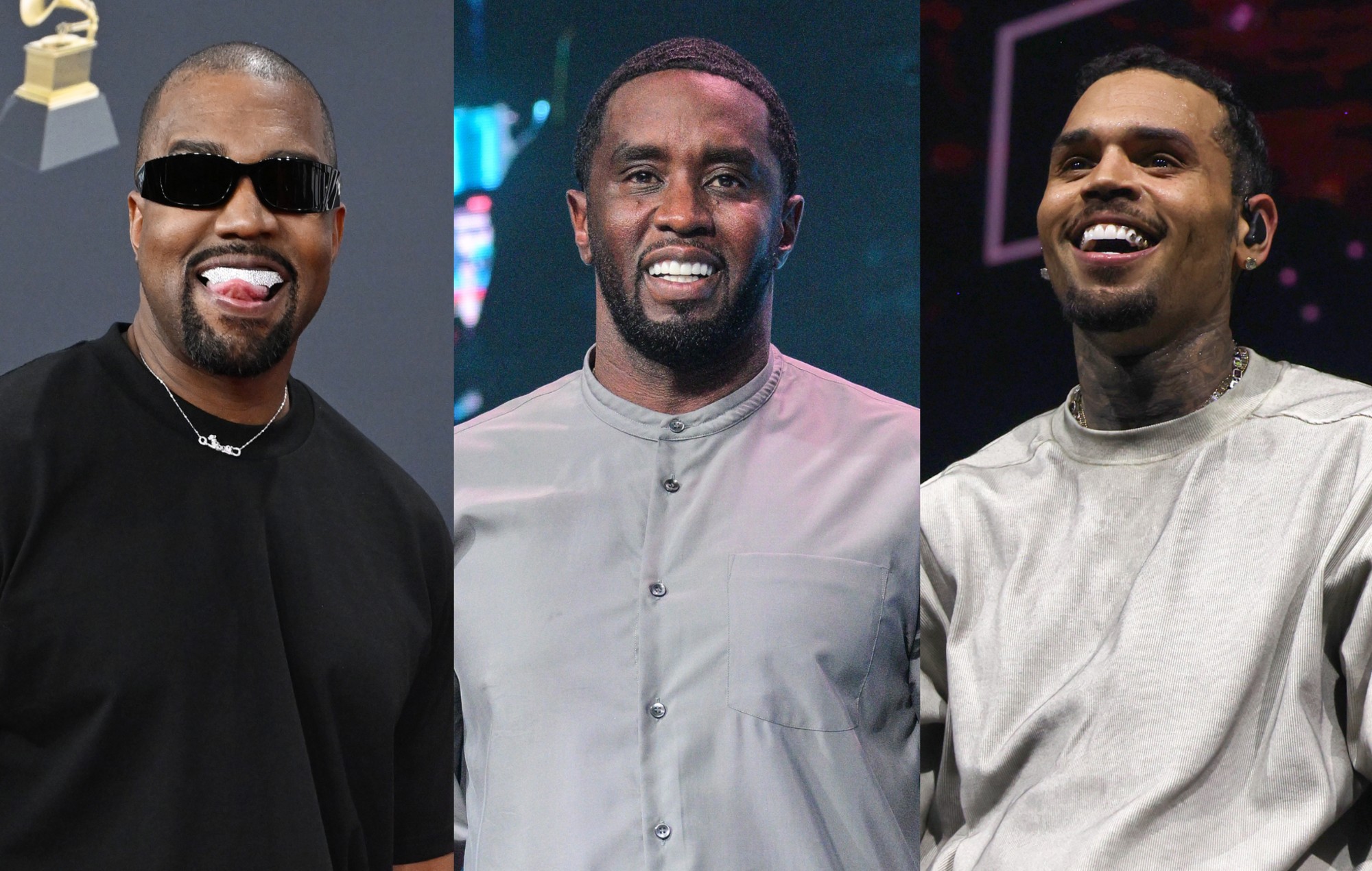 Kanye West voices support for Diddy and Chris Brown: “FREE PUFF”
