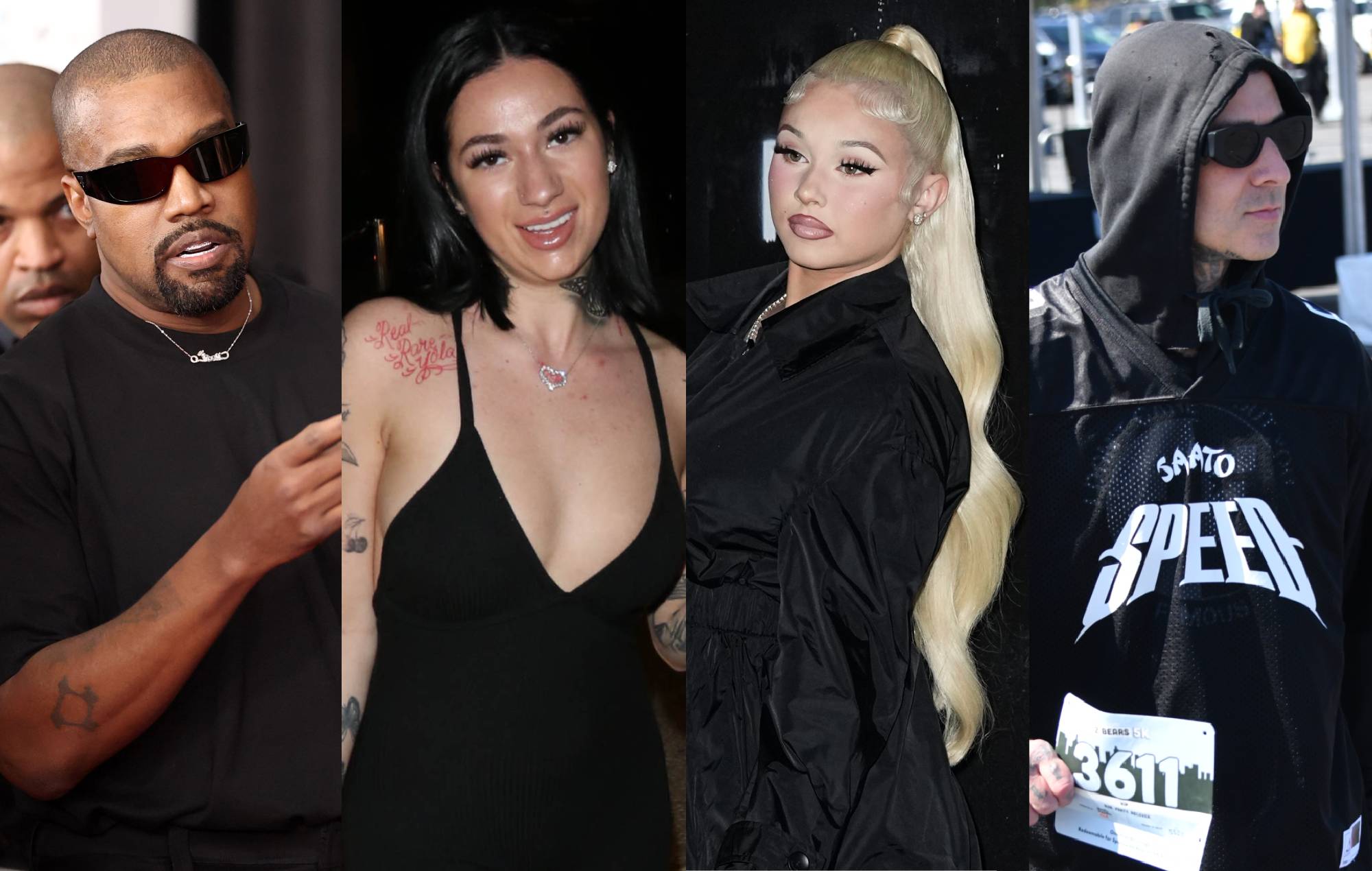 Kanye West distances himself from Bhad Bhabie and Alabama Barker feud after talking to Travis Barker