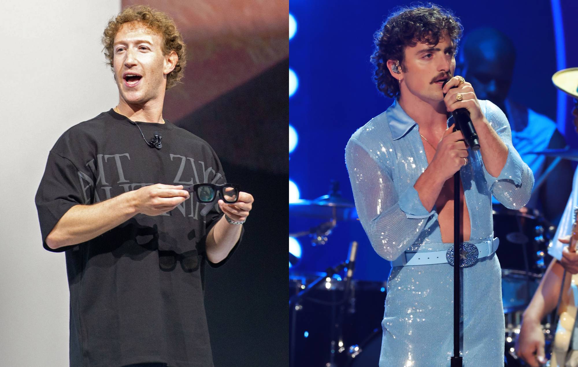 Mark Zuckerberg did Benson Boone cosplay for his wife’s 40th birthday