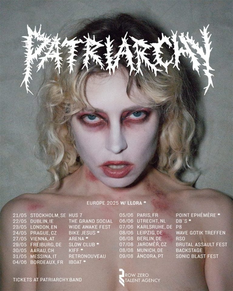 Patriarchy Announce European Tour this Spring and Debut Live Video for “Suffer”