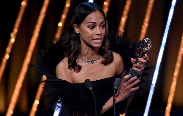 Here’s what Zoe Saldaña actually said in her censored BAFTAs speech