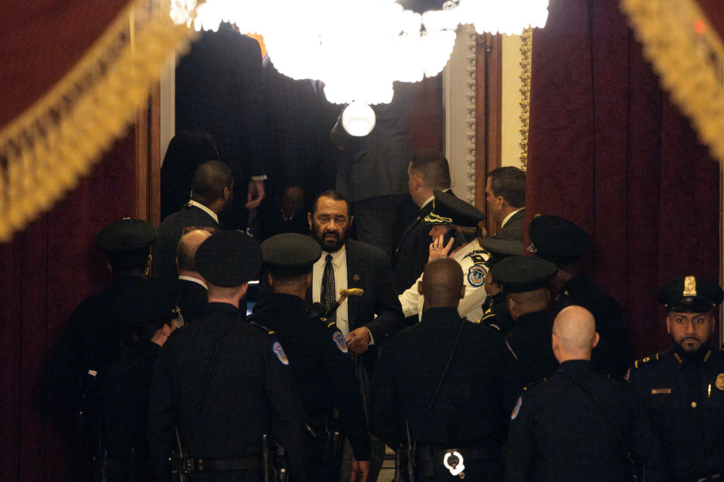 Representative Al Green Protests Trump’s Speech, Gets Ejected