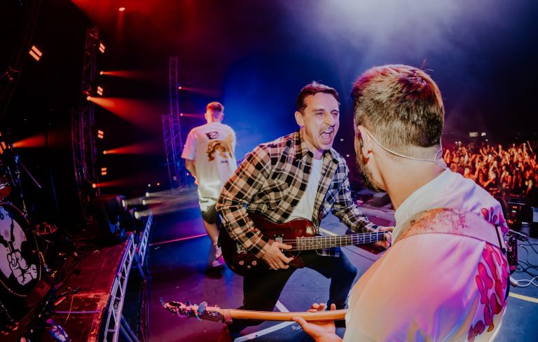 Watch Gary Neville play bass for The Reytons on ‘Low Life’ at Manchester gig