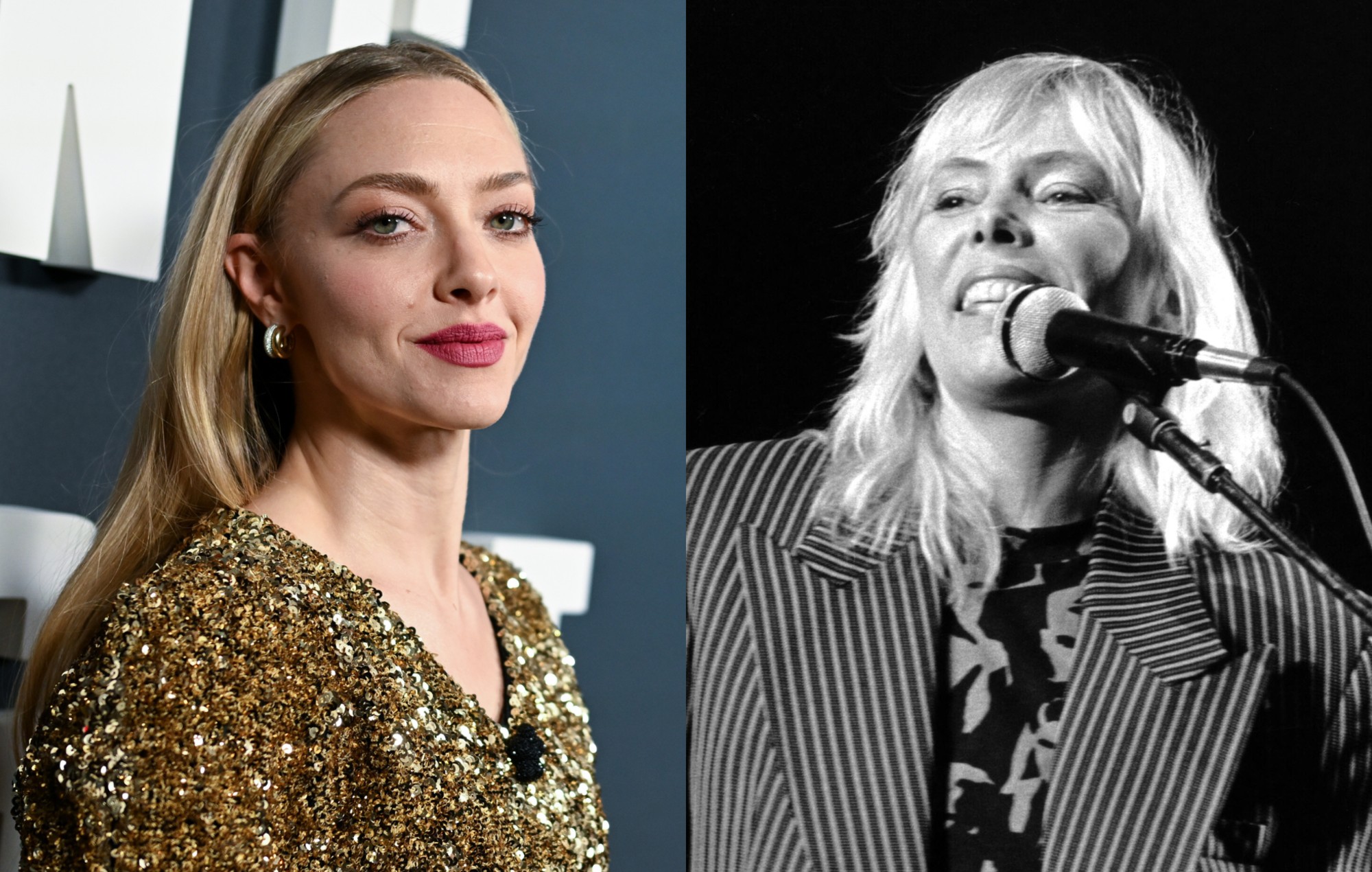 Social media wants Amanda Seyfried to lead Joni Mitchell’s biopic after ‘California’ cover: “Get. That. Biopic. Girl.”