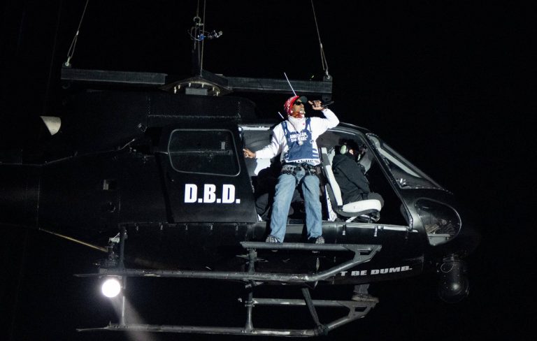 Watch A$AP Rocky play new songs from a helicopter at Rolling Loud California