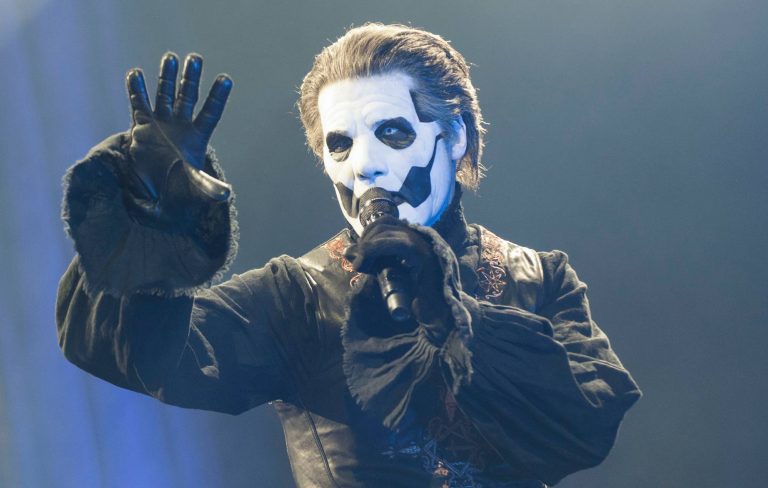 GHOST tease “new” frontman Papa V Perpetua with Las Vegas billboard: “V is coming”