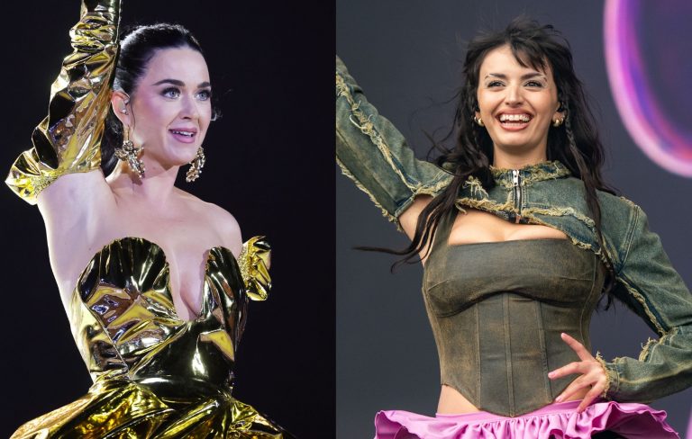 Watch Katy Perry reunite with Rebecca Black to perform ‘Last Friday Night’, and invite her to join ‘Lifetimes’ Tour