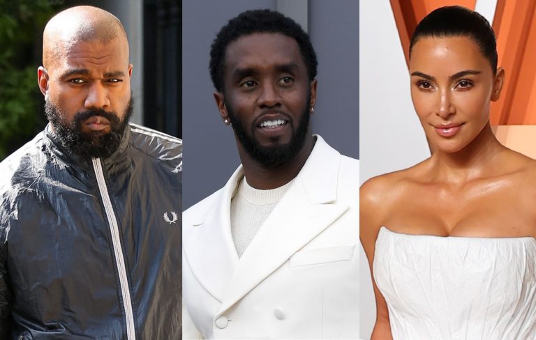 Kim Kardashian and Kanye West at “war” after he drops song seemingly featuring Diddy and their daughter North