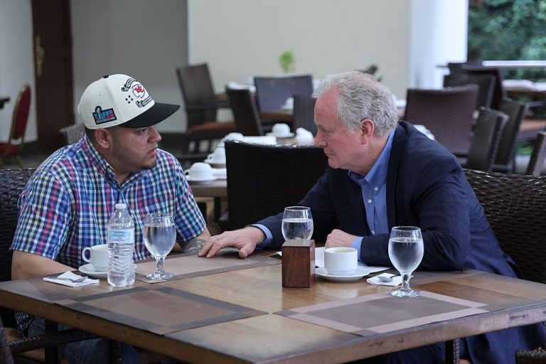 Senator Meets With Wrongfully Deported Kilmar Abrego Garcia In El Salvador