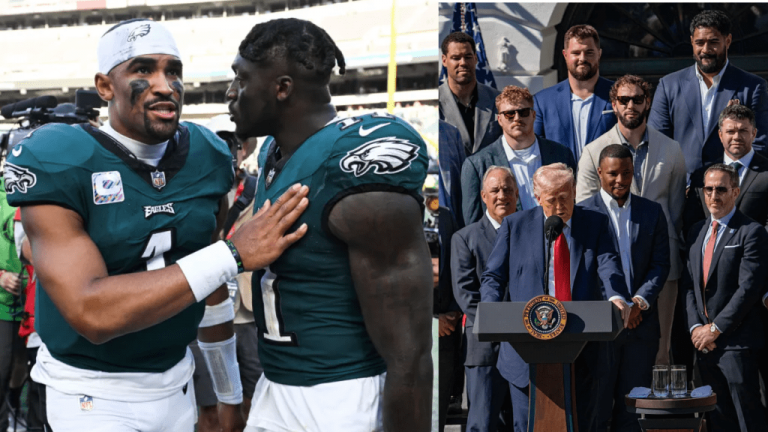 No Show, Big Statement: Jalen Hurts, A.J. Brown Ghost Trump