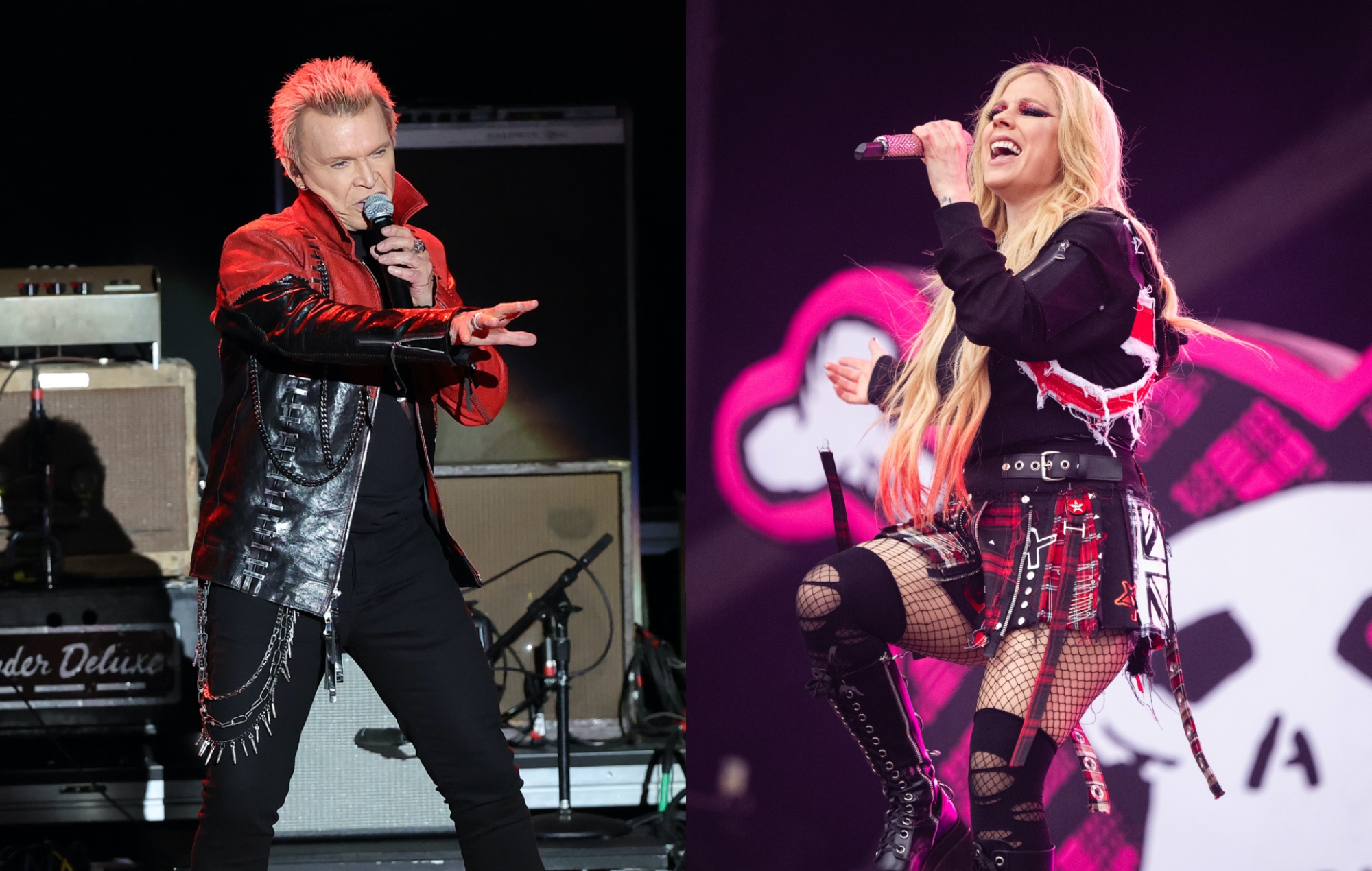Watch Billy Idol and Avril Lavigne perform pop-punk collab ’77’ on ‘Kimmel’
