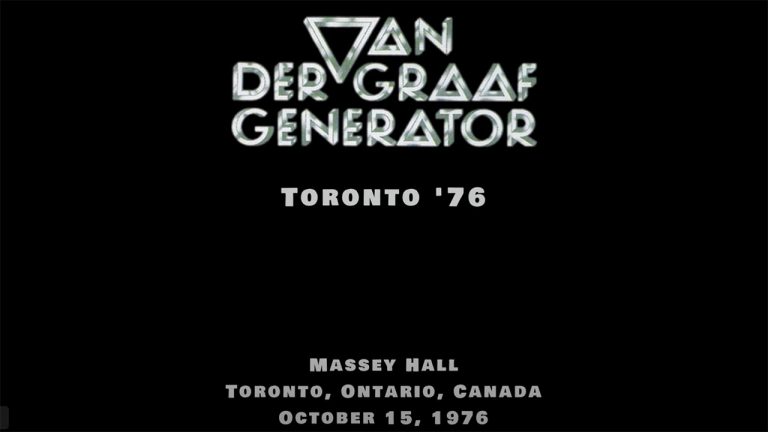 Rare, recently found 1976 Van der Graaf Generator live footage hailed as “extraordinary” by Peter Hammill