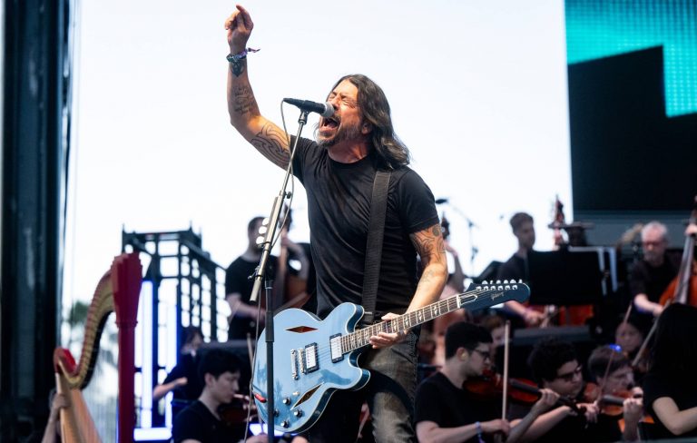 Watch Dave Grohl perform ‘Everlong’ and ‘The Sky Is A Neighborhood’ with LA Philharmonic at Coachella 2025