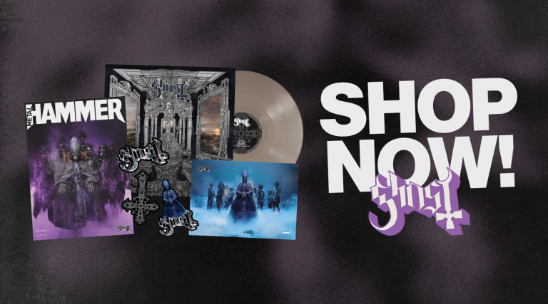 Ghost fans! Get this world-exclusive bundle featuring Skeletá on vinyl, Metal Hammer’s new issue with a cover you can’t buy anywhere else, and more