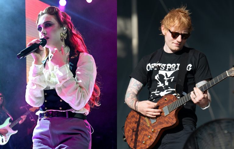 Watch Ed Sheeran cover Chappell Roan while disguised as an emo in New York subway