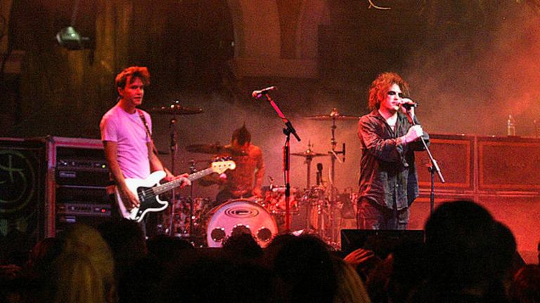 “I think that he was just on one that night, feeling saucy and having a good time.” Blink-182’s Mark Hoppus says The Cure’s Robert Smith tried to make out with him at a party