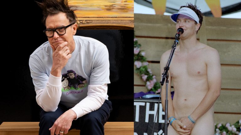 “We are the haven for the outcasts and the downtrodden – bring us your losers, because we’re all in this together.” Blink 182’s Mark Hoppus explains why being in a punk rock band is the most fun you can have with your clothes on, and off