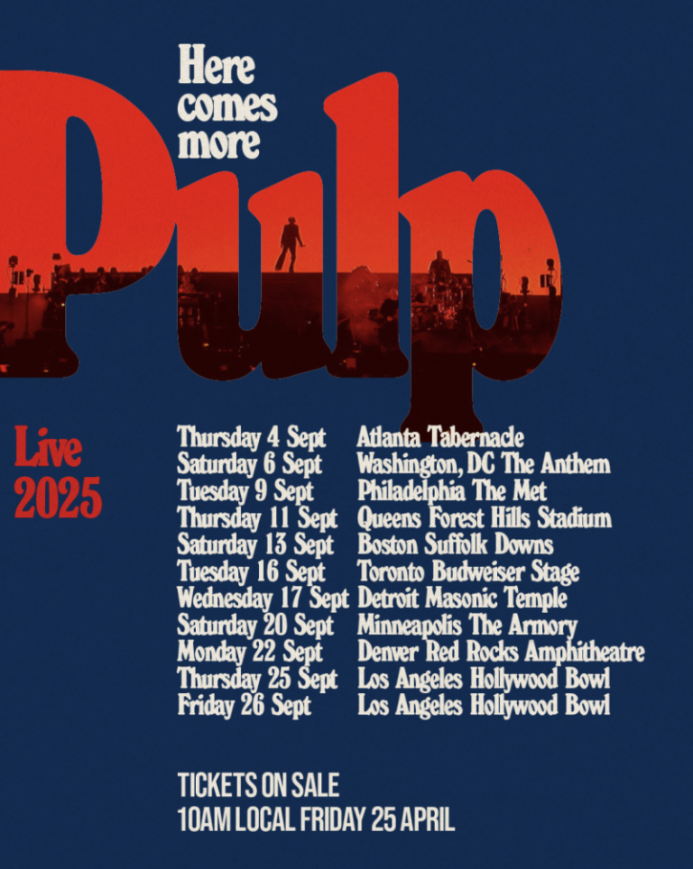 Pulp to Return for “More” North American Tour Dates