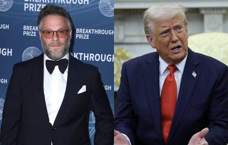 Here’s Seth Rogen’s Donald Trump joke that was cut from Breakthrough Prize broadcast